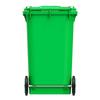 Kelibang 120L Heavy-Duty Outdoor Commercial Waste Bin with Wheels