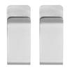 2Pcs Metal Money Clips Stainless Steel SpecialShaped   Wallets Credit Cards Holders for Men(Gold )