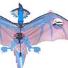 Outdoor Colorful 3D Dragon Flying Kite with 100m Tail Line Children Kids Toys