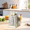 Cutter Block Holder Chopstick Holder Cutter Rack Household Organizing Rack Kitchen Storage Supplies Holds Spoon Pot Lid