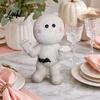 Festive Party Table Decor Halloween Mummy Statue Resin Spooky Glowing Figurine for Indoor Outdoor Decor Realistic Decorations LED Creepy Ornament