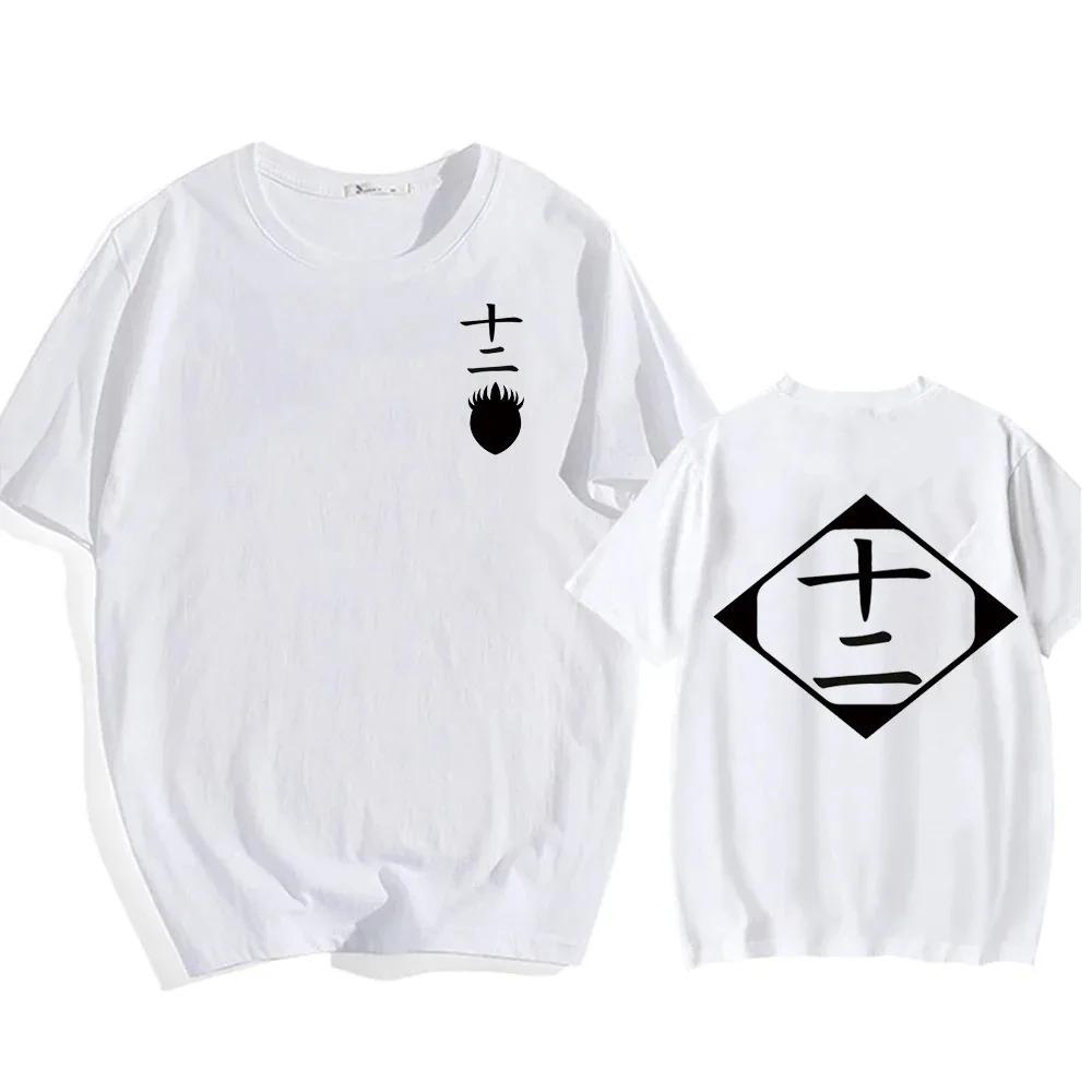 Hot Sale Anime Cotton T-Shirt Bleach Cosplay Shirt Zaraki Kenpachi Unisex Women O-Neck Short Sleeve Tee Fashion Tshirt For Fans