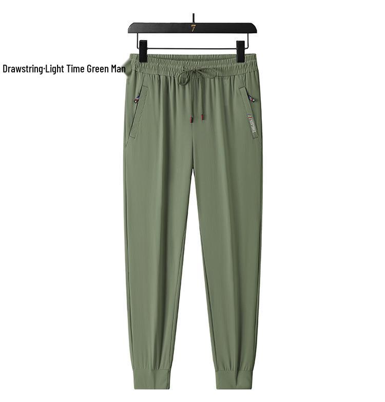Pantaloni Traspiranti in Seta di Ghiaccio ad Asciugatura Rapida per Coppie - Pantaloni Lunghi Sportivi Leggeri da Uomo e Donna, Disponibili in Taglie Forti