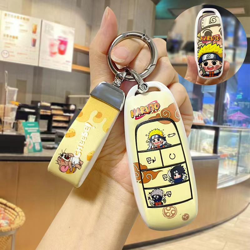 Aion Key Case & Charm Set: Cute Cartoon GAC Buckle Shell for 2023 Aion V Special 580