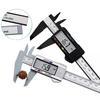 Electronic Digital 0-150mm 6 Inch Plastic Caliper Ruler LCD Screen Calibrador Measuring Tool