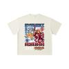 260 GSM Double Yarn 32 Count 100% Cotton Evangelion V2 Asuka Rei Print Unisex Heavy Cotton T Shirt