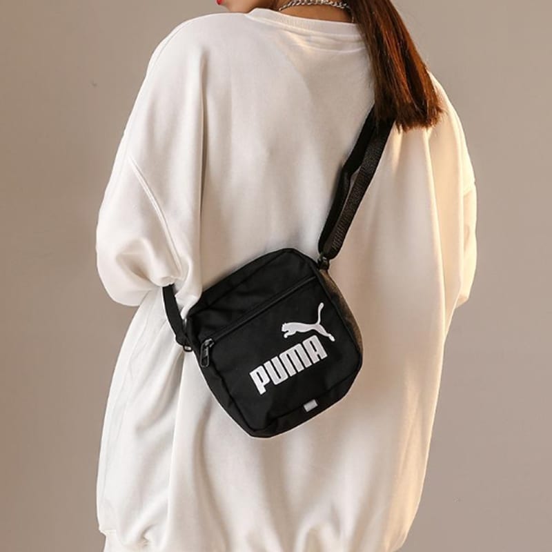 Puma Fabric Crossbody Bag, Shoulder Bag Regular Unisex Black 078197-01