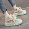 Platform Sneakers For Womens Spring New Fashion Versatile Casual Shoes Thick Bottom Lncrease By 6cm Internally   De Mujer