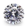 Natural Round White Zircon Faceted Cut Certified Loose Gemstone