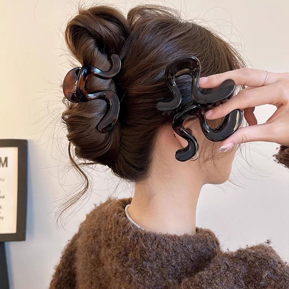 New Irregular Hair Claw Acetate Hair Crabs Clips for Women Abnormal Shape Acrylic Hair Clamps Women Hair Accessories Hairpins