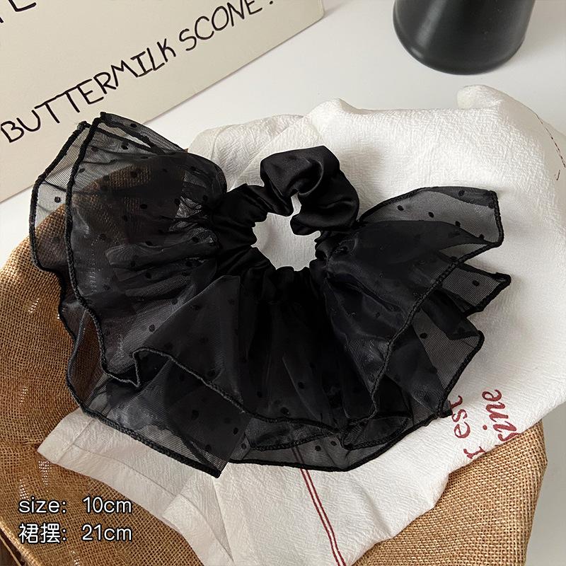 Korejský Tvar Sukně Čelenka Tlustého Střeva Nový Módní Design Krajková Gumička do Vlasů Vázanka Scrunchies Gumička Dívčí Vlasové Doplňky