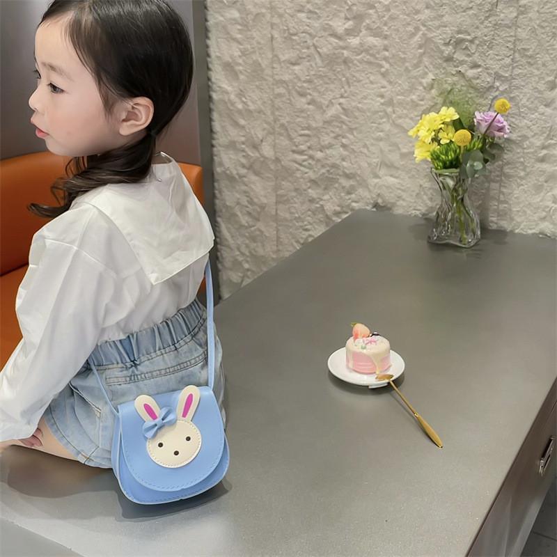 Adorable Cartoon Rabbit Crossbody Bag For Kids Perfect Summer Accessory In Multiple Colors