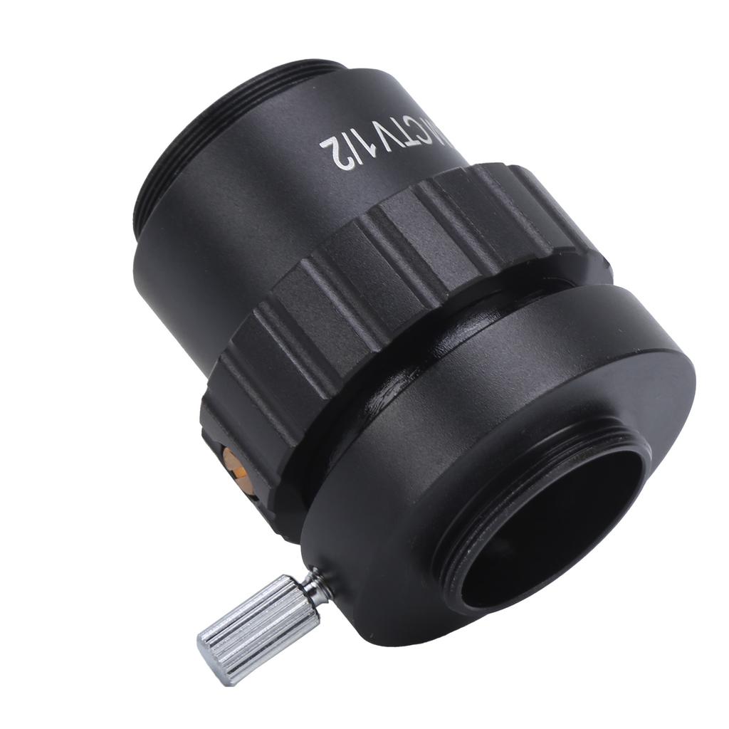 C Mount Microscope Camera Adapter Trinocular Stereo Microscope Adapter Lens SZM CTV 1 2