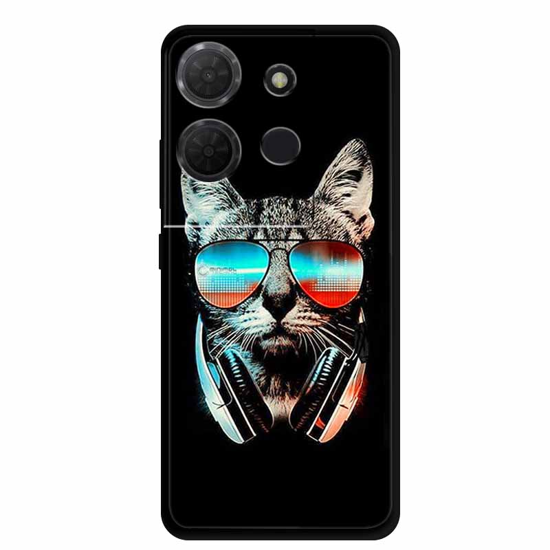 Cover For TCL 503 TPU Silicone Phone Case Flower Blossoms Para Capa Bumper Funda TCL503 Soft Protector Fashion Shockproof Bumper