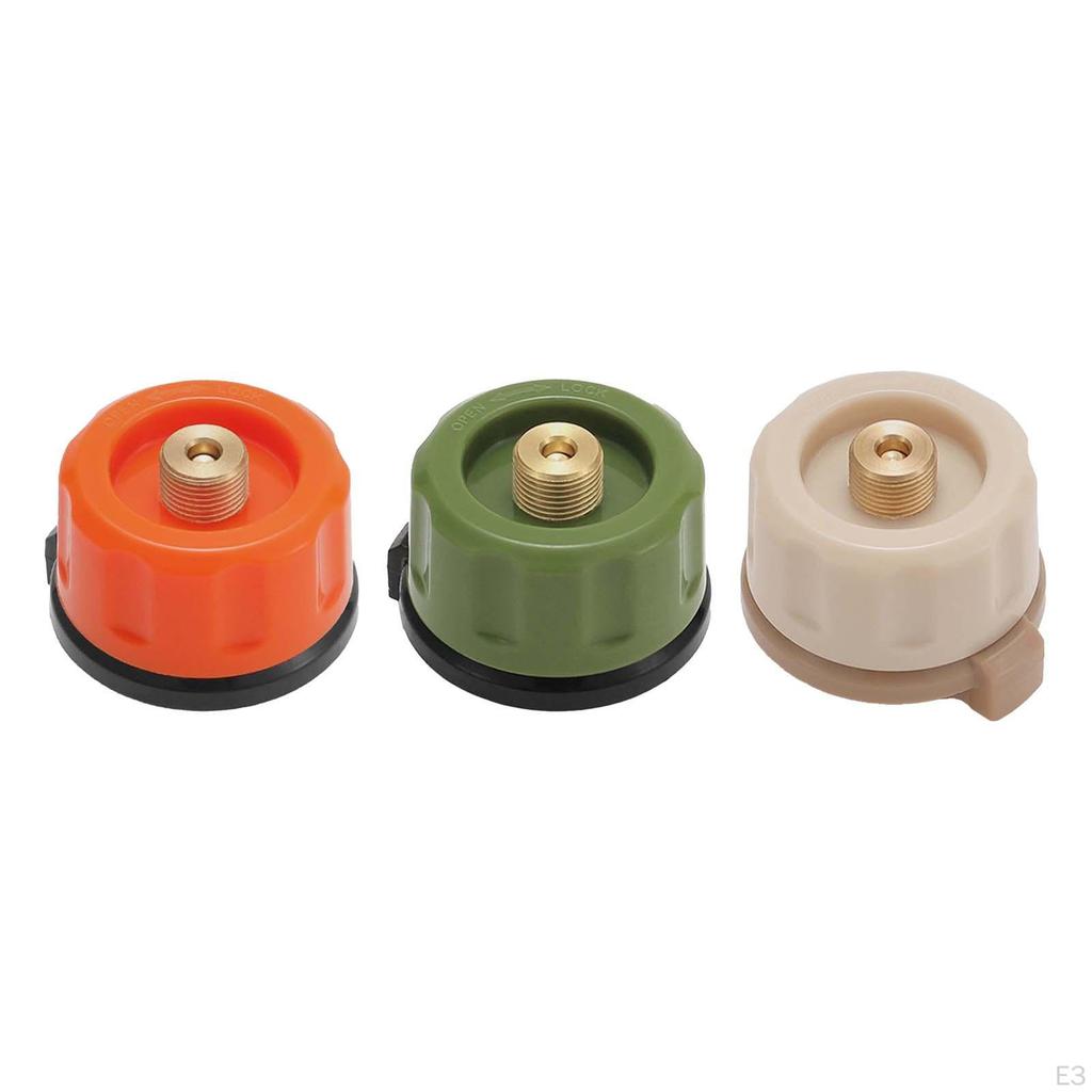 Cylinder Canister Gas Tank Adapter Converter Picnic Burner Conversion Head Barbecue Output Auto