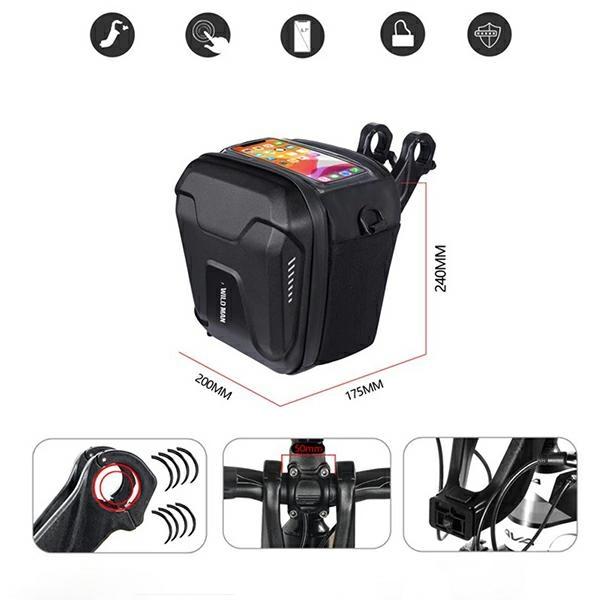 Wildman Torba Na Kierownicę Gs9 3L       Uchwyt Rowerowy Czarna/Black