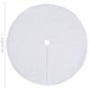 Christmas Tree Skirt White 90 cm Artificial Fur