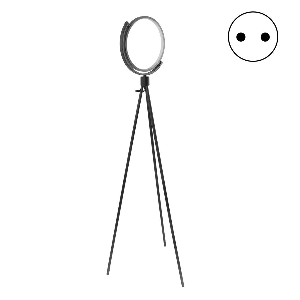 Tripod Floor Lamp 3 Light Colors Stepless Dimming 360 Degree Rotatable 1500LM Floor Light for