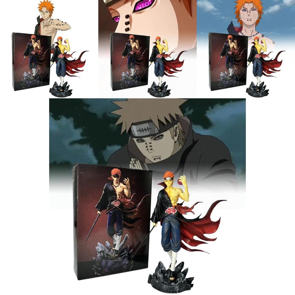 Stunning Naruto Gk Resonance Series Pain Figurine Collectible For Fans 23cm High Quality Pvc
