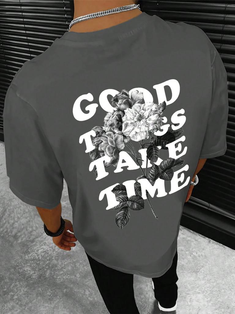 Nová trička z čisté bavlny pro muže a ženy na letní výlety na pláž jsou pohodlná a prodyšná. Populární styl na Instagramu.