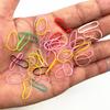 500pcs Cute Colourful Rubber Ring Disposable Elastic Hair Bands Ponytail Holder Rubber Band Scrunchies Kids Hair Accessorie