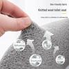 Thickened Winter Toilet Seat Cover with Handle - Universal Fit