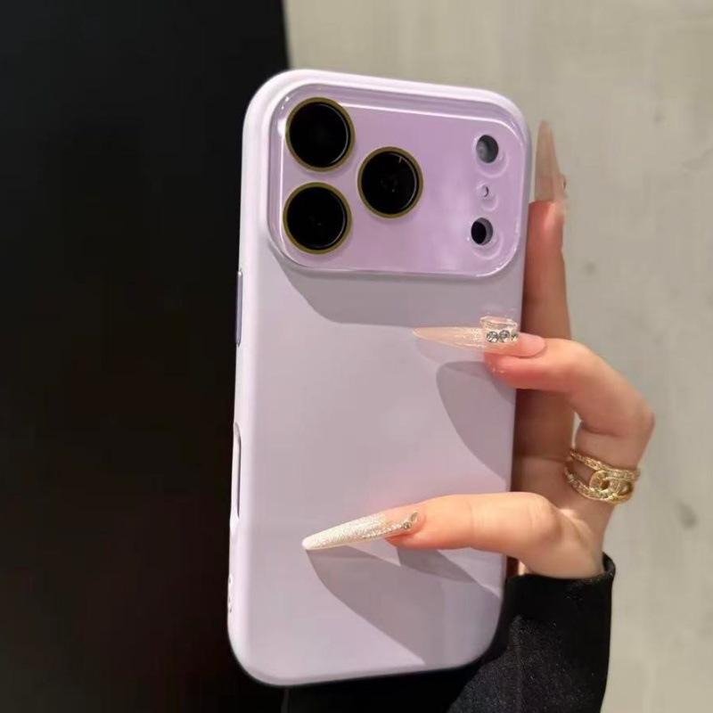 Applicable to iPhone17 liquid silicone mobile phone case Apple 16promax anti-drop full bag with lens film protective case