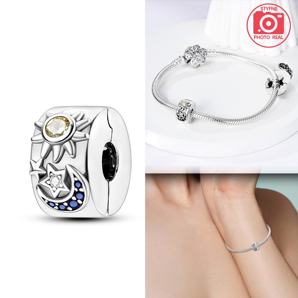 Charms Plata Sparkling Galaxy Beads Copper Colors For Charms Copper Colors Original Bracelet For Jewelry Making