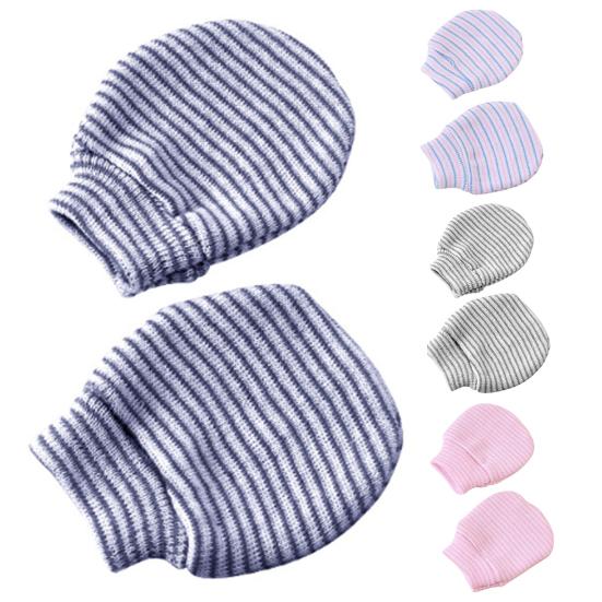 Autumn Winter Cotton Anti-scratch Unisex Newborn 0-3 Months Old Baby Gloves