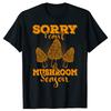 Lustige Pilz Kunst Natur Liebhaber Grafik T-Shirts Unisex Damenmode Lässiges T-Shirt 100% Baumwolle Locker Übergröße T-Shirt