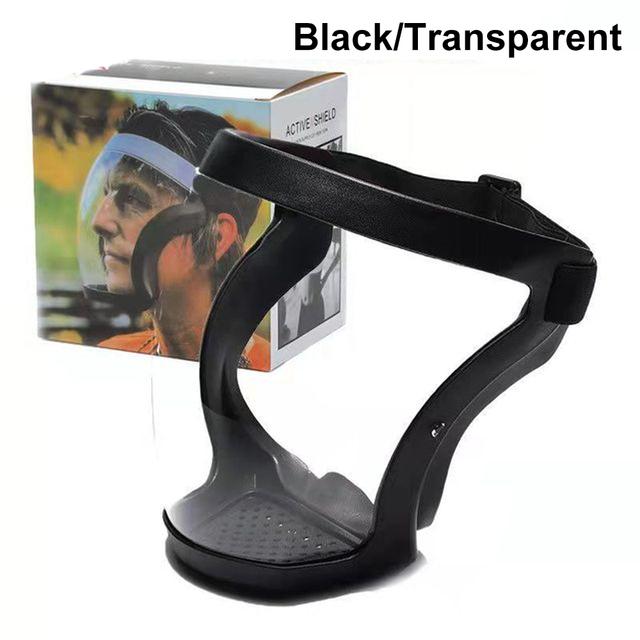 Kuchyně Transparentní celoobličejový štít Domácí Odolný proti stříkající vodě Ochranný kryt hlavy Ochranné brýle Unisex Ochrana očí Obličejová maska