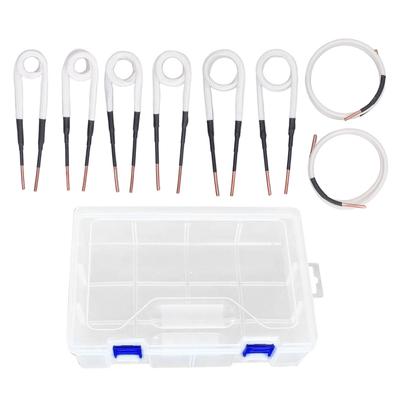 8 Stück Induktionsheizspule 3,0 mm Messingkern 4 Typen Set-Kit zum Entfernen von Schrauben Muttern