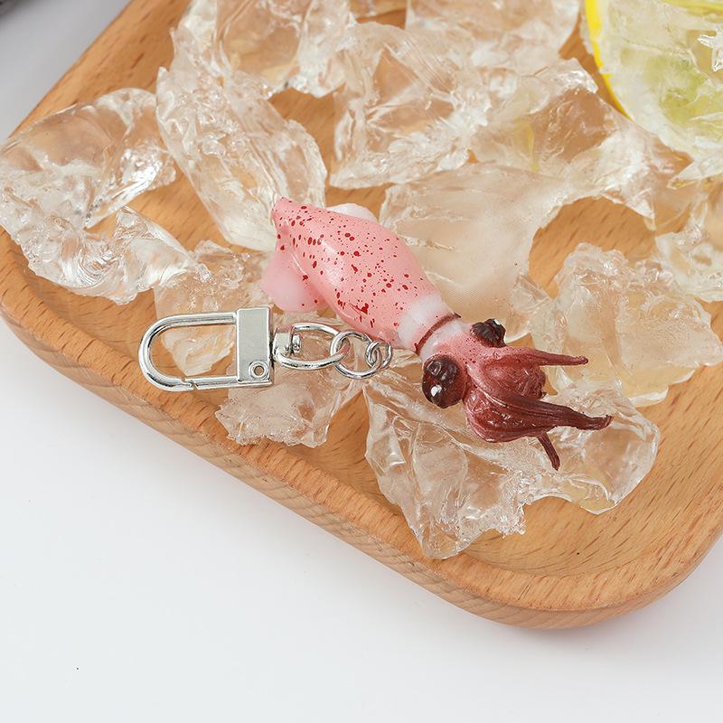 Teppanyaki Seafood Model: Saury, Squid, Small Octopus, Dried Fish Decoration Props