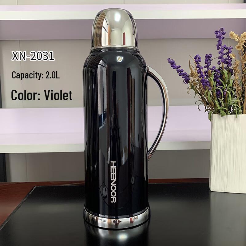 Xinuo 2L Stainless Steel Thermos with Glass Liner