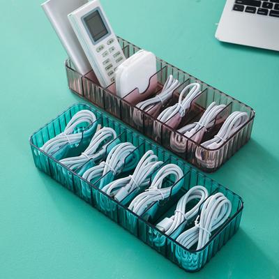 Univerzální úložný box na kabel proti otřesům Plastová individuální mřížka Víceúčelový držák na kabely pro domácnost