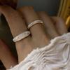 Vintage Silver Color Ring for Women Men Trend Stacking Crystal Ring Fashion Accessories Micro-inlaid Zircon Jewelry Wholesale