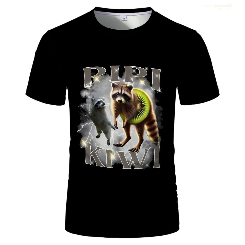 What The Sigma Meme Cat 3D Print Fun T-Shirt - Stylish and Humorous, Relaxed Men's Streetwear, Casual Wear, Unisex Short-Sleeve T-Shirt