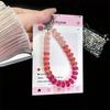 Cartoon Candy Color Mobile Phone Chain Lanyard Crystal Handmade Beaded Wrist Lift Keychain Bag Pendant Short