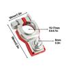Stable Battery Terminal Clamp Clip Connector for Automotive Batteries (2Pcs)