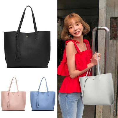 Fransen Handtaschen Umhängetasche Einfache Mode PU Große Kapazität Damen Handtaschen Taschen