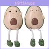 Hanging Avocado Feet Doll Ornament With Resin Material For Room Decor Gifts And