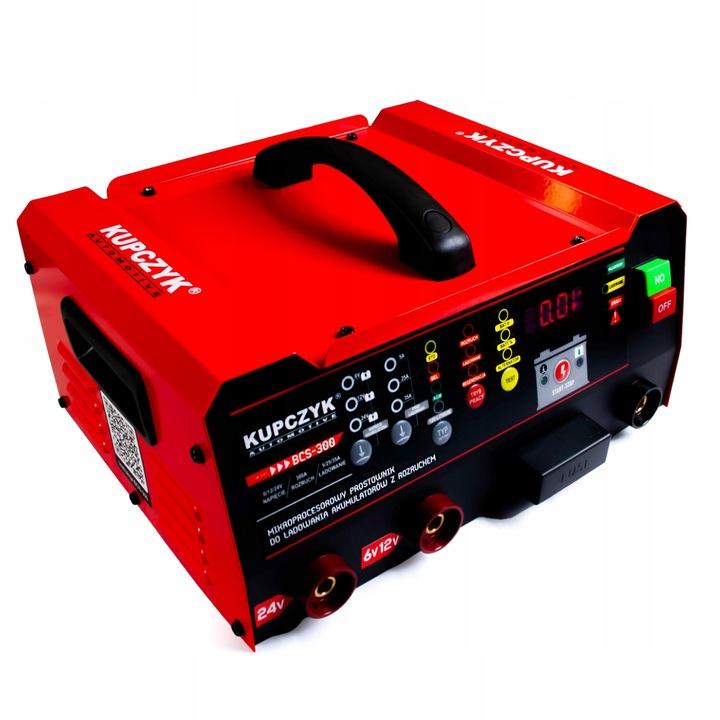 Prostownik Mikroprocesorowy Z Rozruchem 6V 12V 24V 300A Gel Wet Agm Kupczyk