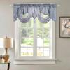 Elegant Window Valance for Home Decor - Rod Pocket Curtain Treatment