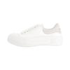 Alexander Mcqueen Deck Skate Plimsoll Lace Up White Women's 654593W4MV79000