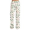 Women's Christmas Print Pajama Pants Casual Sleep Bottoms Without Holiday Home Wear