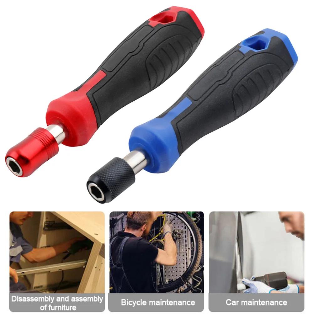1/4'' Hex Screwdriver Handle Magnetic Screw Driver Bits Holder Self-Locking Adapter for Screwdriver Bits Socket Wrench Tools