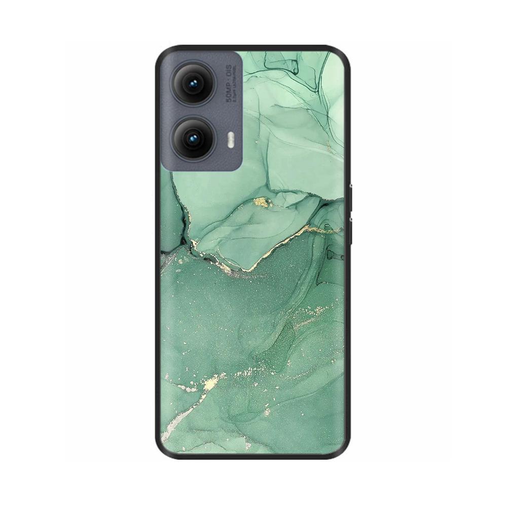 Silicone Casing For Motorola Edge 2024 Case Lovely Cartoon Soft TPU Black Cover For Moto Edge 2024 6.6" Shockproof Fundas Capa
