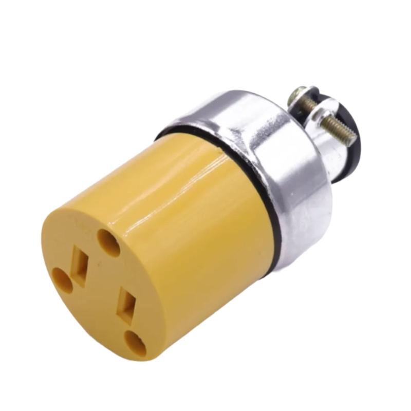 Male Female 15A NEMA L5-15P L5-15R Wiring Lock Connectors US Industry Plug Generator Control Power Receptacle Socket