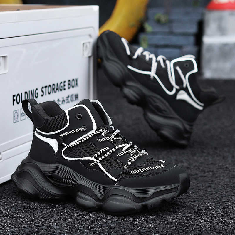 Mode Schnürung Perforiertes Oberteil Verkauf Life Sneakers Stiefel 43 Herren High Top Schuhe Sport Krasofka Teni Schuhe Luxus Fashion-man