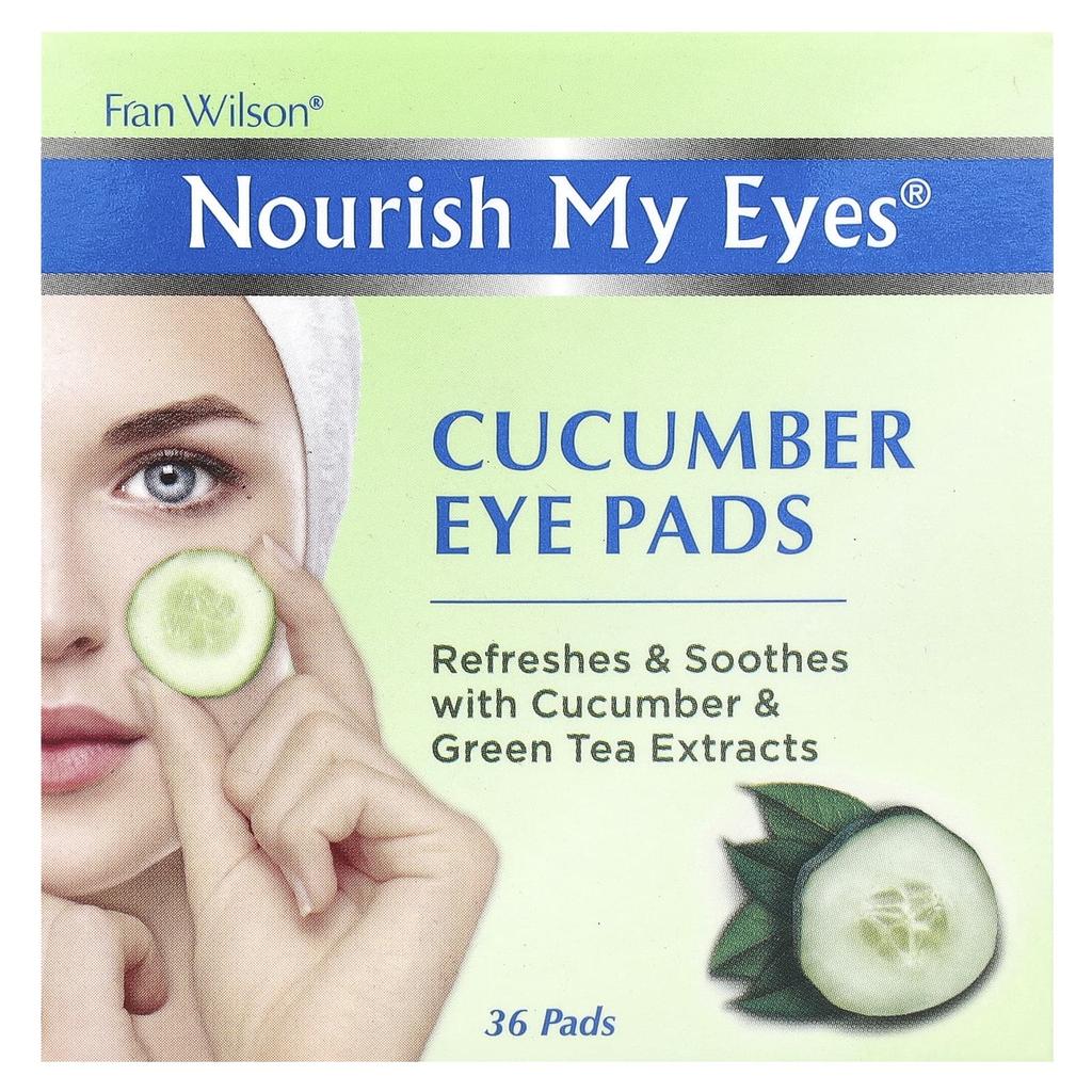Fran Wilson, Nourush My Eyes®, Cucumber Eye Pads, 36 Pads